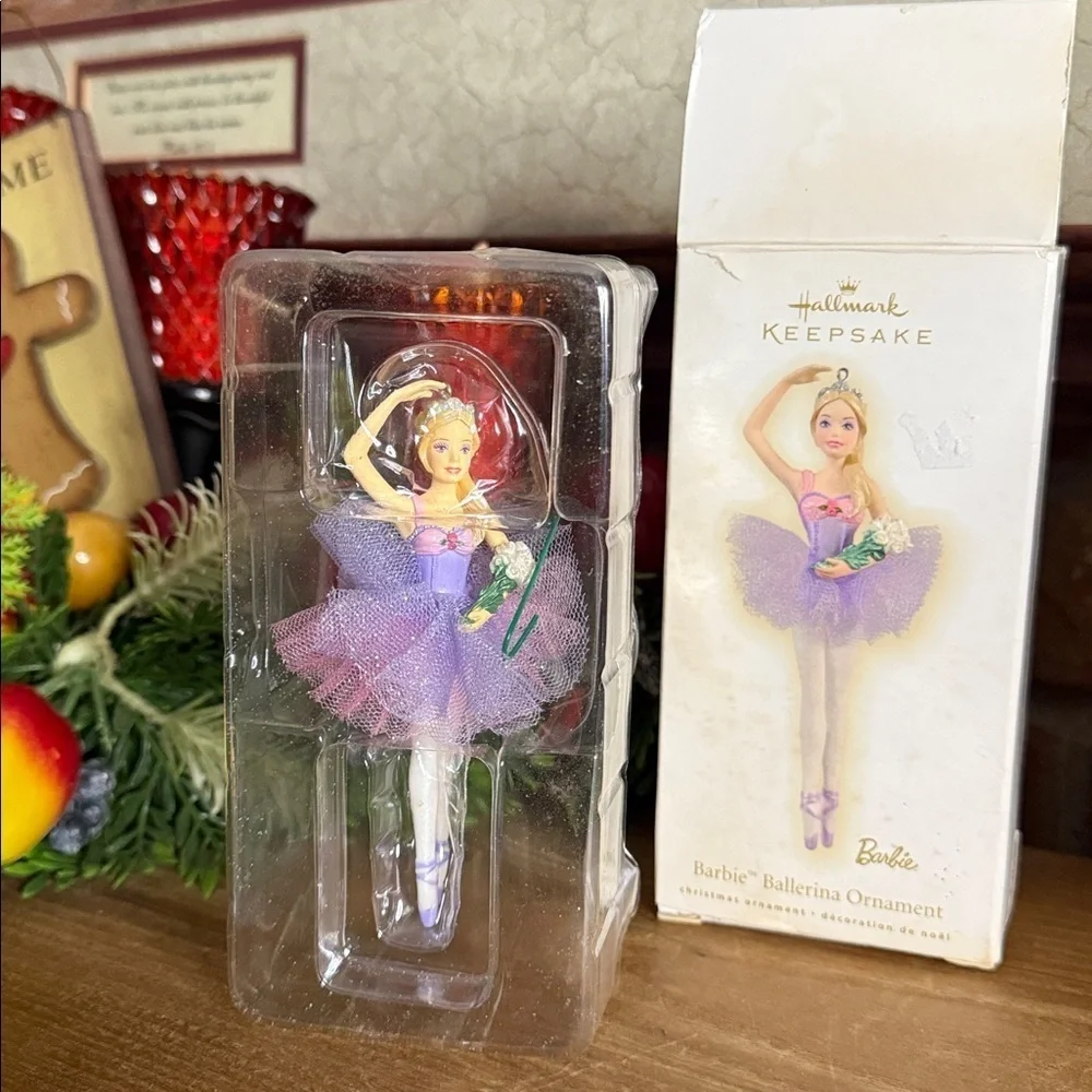 2009 Hallmark Keepsake Barbie Ballerina in Lavender Tutu Collectible Ornament